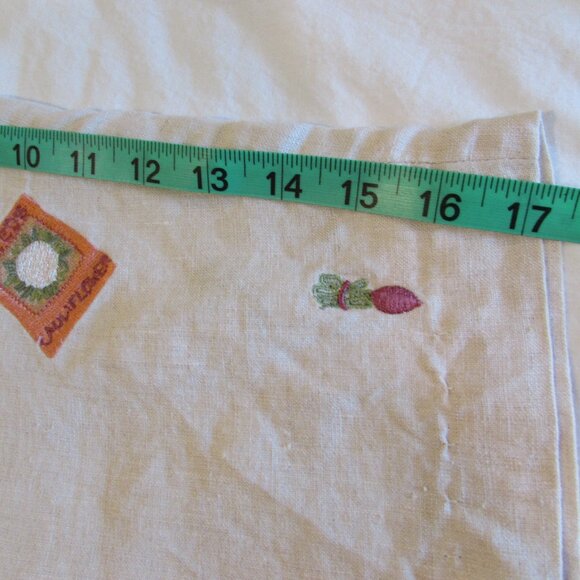 *3/$10*  Alexandra Bartlett Linen Garden Seeds Shorts 17" Inseam - Picture 14 of 15